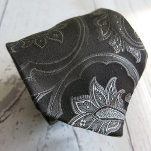 Valentino Textured Paisley Print 100% Silk Neck Tie